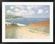 Chemin Dans Les Bles A Pourville by Claude Monet