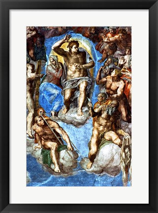 Christ, detail from 'The Last Judgement', in the Sistine Chapel by Michelangelo Buonarroti