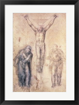 Inv.1895-9-15-509 Recto W.81 Study for a Crucifixion by Michelangelo Buonarroti