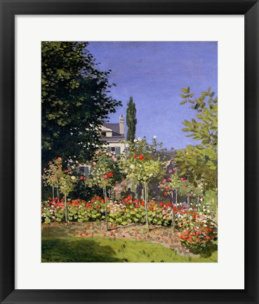Flowering Garden at Sainte-Adresse, c.1866 by Claude Monet