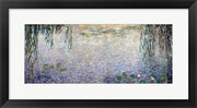 Waterlilies: Morning with Weeping Willows, detail of the central section, 1915-26 by Claude Monet