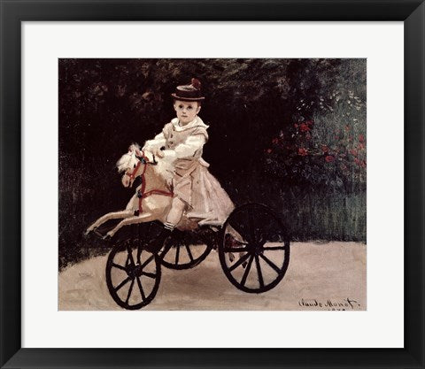 Jean Monet on his Hobby Horse, 1872 by Claude Monet
