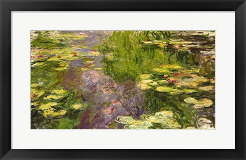Waterlilies (green horizontal) by Claude Monet