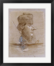 A Hunter and his Dog on a Boat, c.1858-59 by Claude Monet