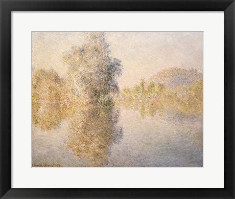 Early Morning on the Seine at Giverny, 1893 by Claude Monet