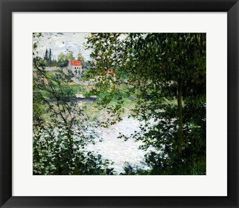Ile de La Grande Jatte Through the Trees, 1878 by Claude Monet