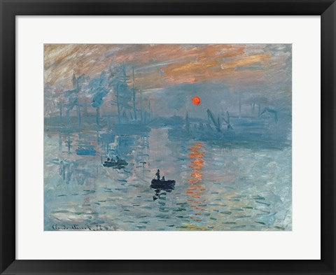 Impression: Sunrise, 1872 by Claude Monet