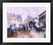 The Pont de l'Europe, Gare Saint-Lazare, 1877 by Claude Monet