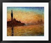 View of San Giorgio Maggiore, Venice by Twilight, 1908 by Claude Monet
