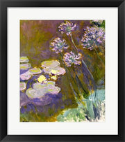 Waterlilies and Agapanthus, 1914-17 by Claude Monet