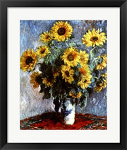 Still life with Sunflowers, 1880 by Claude Monet
