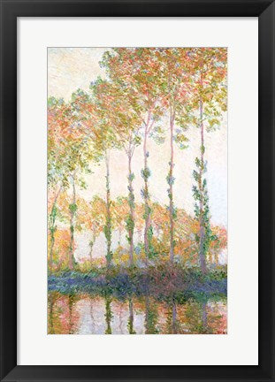 Poplars on the Banks of the Epte, Autumn, 1891 by Claude Monet