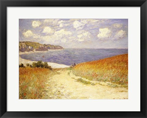 Path in the Wheat at Pourville, 1882 by Claude Monet