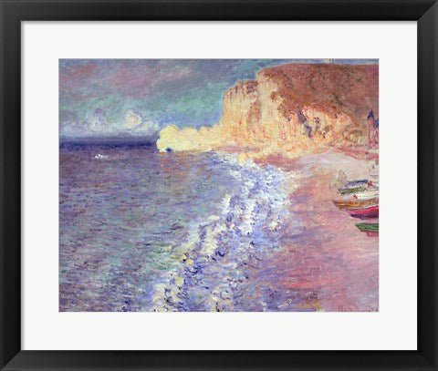 Morning at Etretat, 1883 by Claude Monet