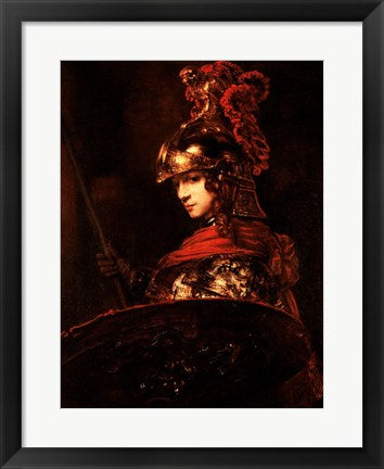 Pallas Athena or, Armoured Figure by Rembrandt van Rijn