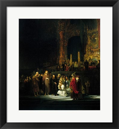 The Woman taken in Adultery, 1644 by Rembrandt van Rijn