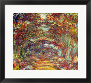 The Rose Path, Giverny, 1920-22 by Claude Monet