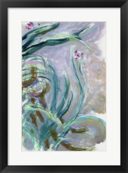 Iris (gray) by Claude Monet