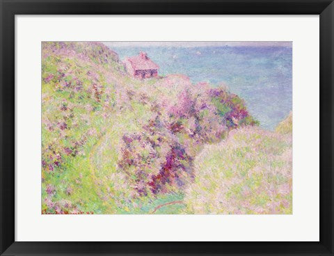 Customs house at Varengeville, 1897 by Claude Monet