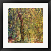 Weeping Willow green by Claude Monet