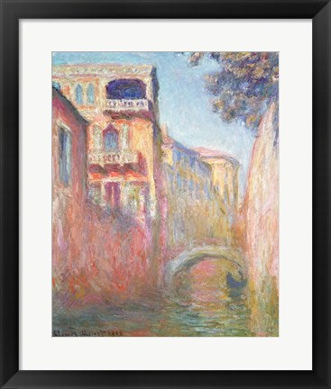 Venice - Rio de Santa Salute, 1908 by Claude Monet