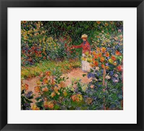 Garden at Giverny, 1895 by Claude Monet