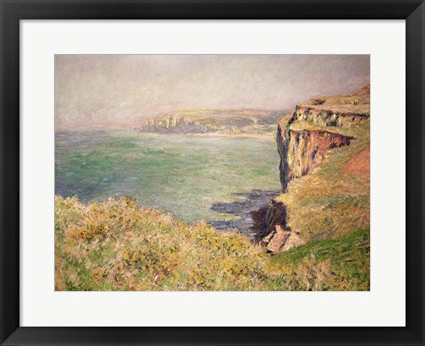 Cliff at Varengeville, 1882 by Claude Monet