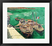 Landing Stage with Boats, 1888 by Vincent Van Gogh
