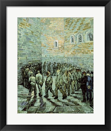 The Exercise Yard, or The Convict Prison, 1890 by Vincent Van Gogh