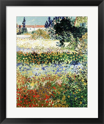 Garden in Bloom, Arles, 1888 by Vincent Van Gogh