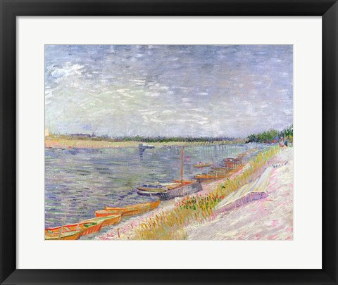 Moored Boats, 1887 by Vincent Van Gogh