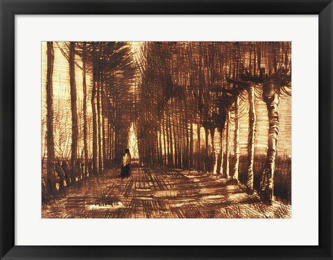 Figure on a Road, 1884 by Vincent Van Gogh