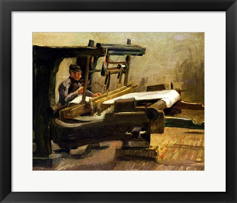 Weaver at the Loom, Facing Right, 1884 by Vincent Van Gogh