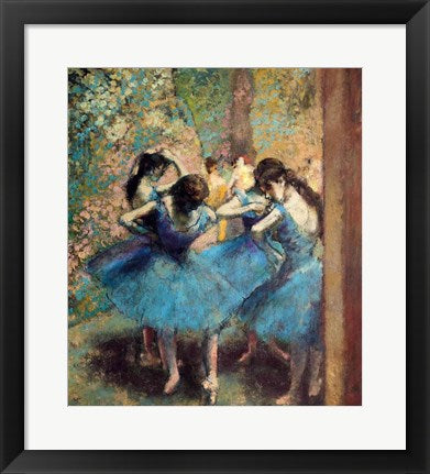 Dancers in Blue, 1890 by Edgar Degas