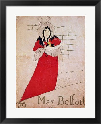 May Belfort, France, 1895 by Henri de Toulouse-Lautrec