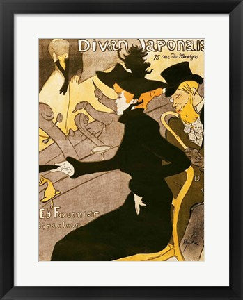 Poster advertising 'Le Divan Japonais', 1892 by Henri de Toulouse-Lautrec