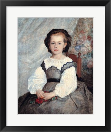 Portrait of Mademoiselle Romaine Lacaux, 1864 by Pierre-Auguste Renoir