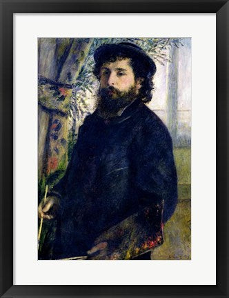 Portrait of Claude Monet by Pierre-Auguste Renoir