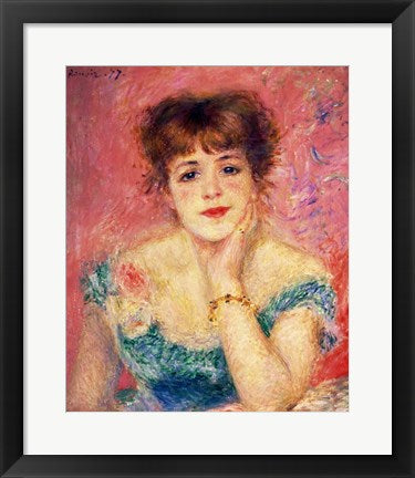 Portrait of the actress Jeanne Samary, 1877 by Pierre-Auguste Renoir