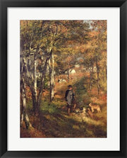 Jules Le Coeur in the Forest of Fontainebleau, 1866 by Pierre-Auguste Renoir