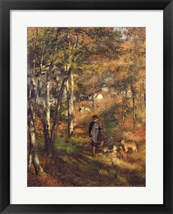 Jules Le Coeur in the Forest of Fontainebleau, 1866 by Pierre-Auguste Renoir