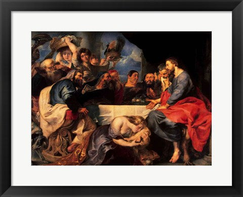 Feast in the house of Simon the Pharisee, c.1620 by Peter Paul Rubens