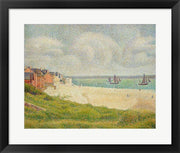 Le Crotoy looking Upstream, 1889 by Georges Seurat