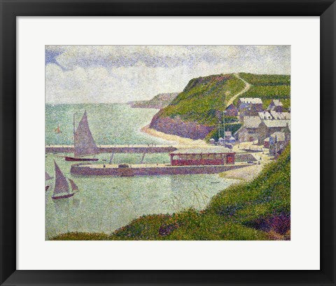 Harbour at Port-en-Bessin at High Tide, 1888 by Georges Seurat