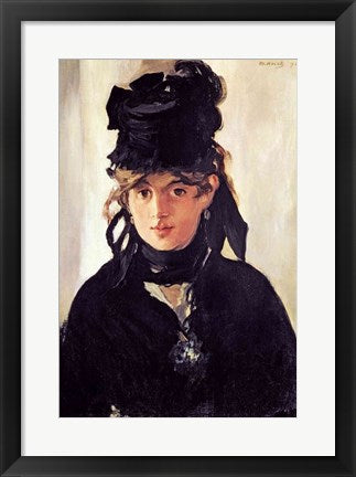 Berthe Morisot with a Bouquet of Violets, 1872 by Edouard Manet