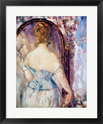 Woman Before a Mirror by Edouard Manet