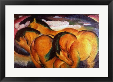 Little Yellow Horses, 1912 by Franz Marc