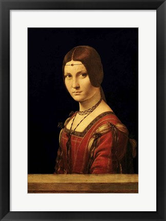 Portrait of a Lady from the Court of Milan by Leonardo Da Vinci