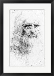 Self portrait - Sketch by Leonardo Da Vinci