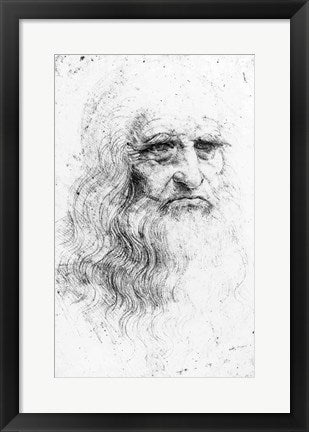 Self portrait - Sketch by Leonardo Da Vinci